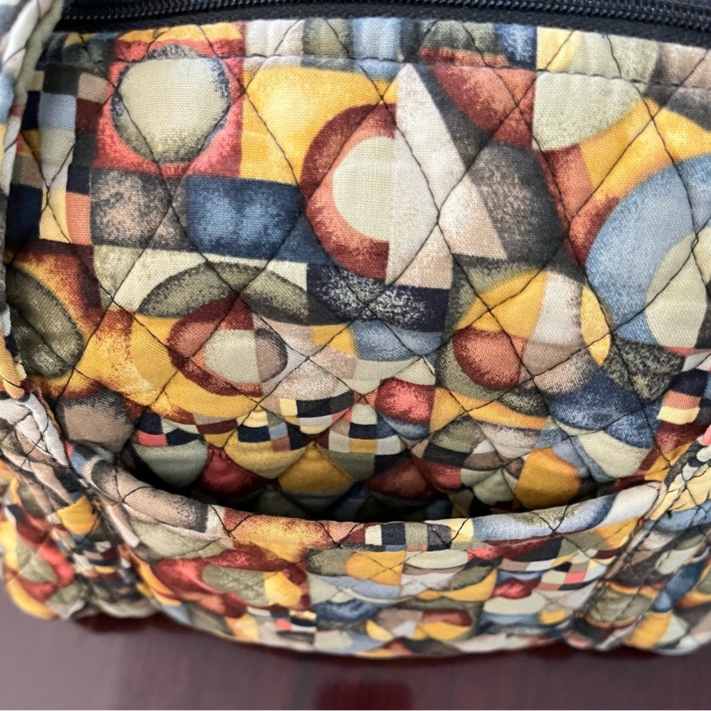 Larenda mosaic quilted purse shoulder bag lots of pockets handbag - Picture 7 of 9